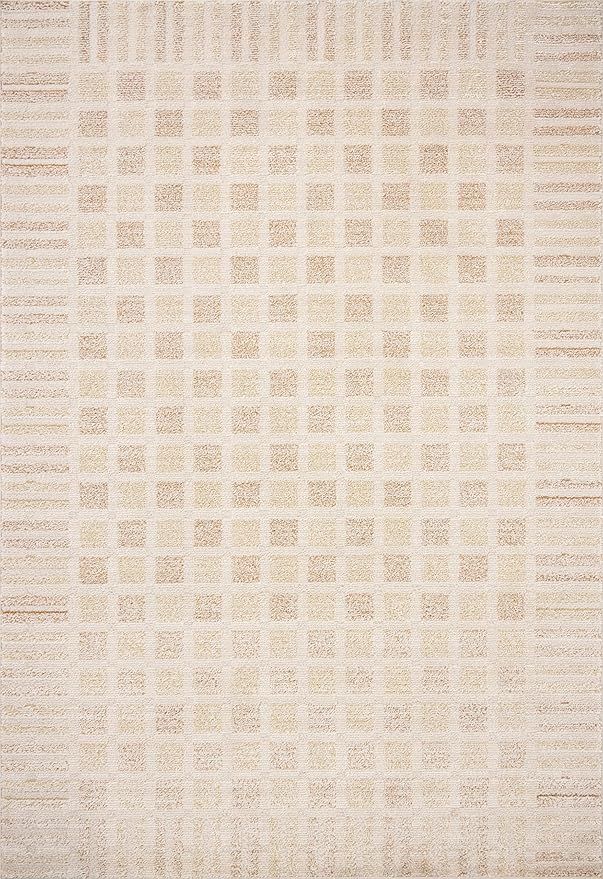 Loloi Chris Loves Julia Calvin Collection CLV-03 Bone/Natural 2'-7" x 7'-6" - Image 4