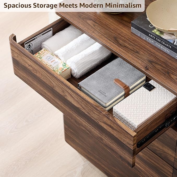 ACCOHOHO 8 Drawer Dresser for Bedroom, 52 Inch Wide Modern Chest of Drawers - Image 5