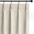 WdFour 42x36 Inch Pinch Pleated Blackout Cafe Curtains by WdFour