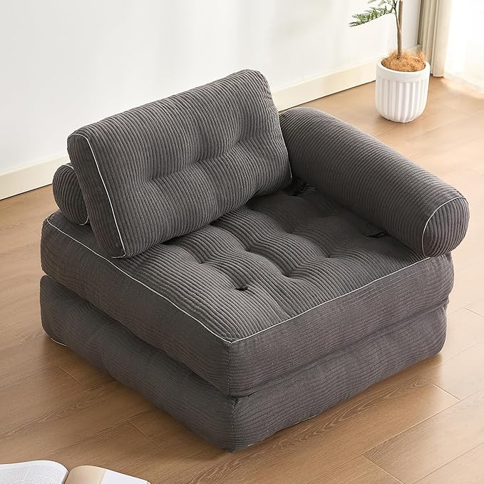 Plus Futon Sofa Bed for Small Spaces, Floor Couch by AFUSON