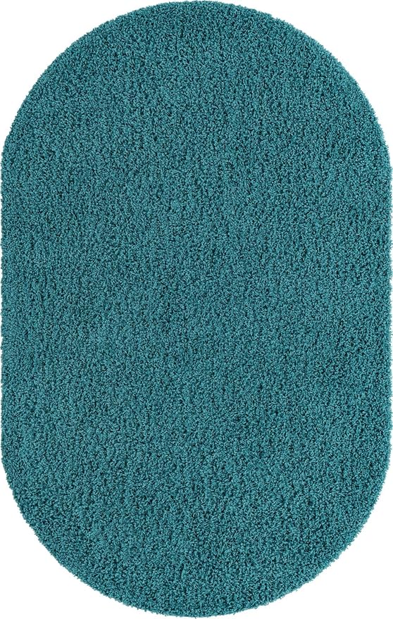 Unique Loom Solid Shag Collection Area Rug - Image 9