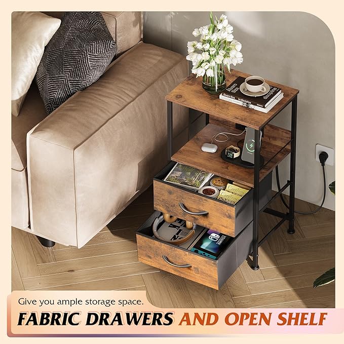 WLIVE Night Stand Set of 2 - Image 6