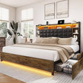LARMACE King Size Bed Frame by LARMACE