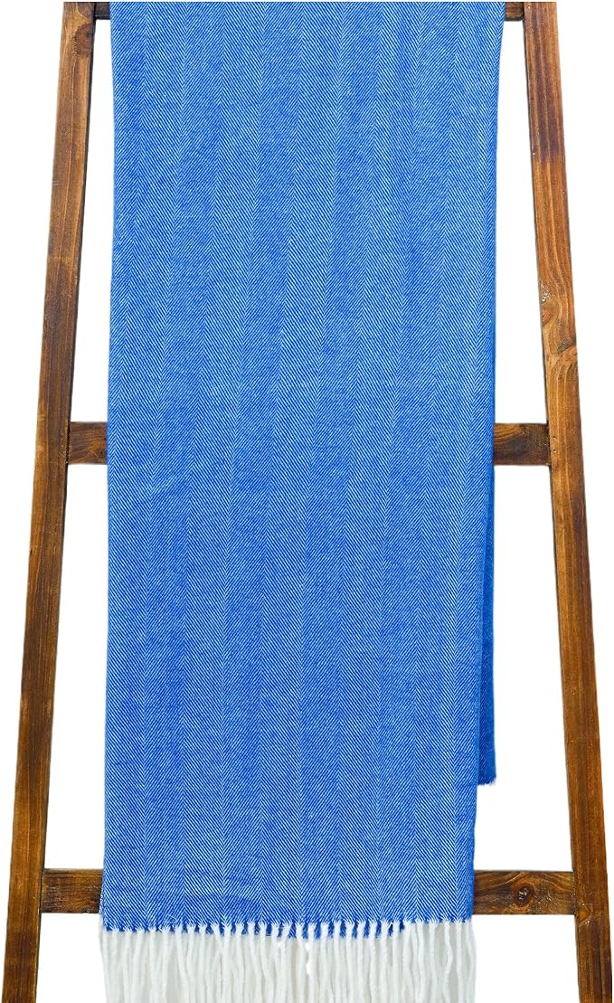 Alashan Cotton Acrylic Adirondack Herringbone Woven Throw by Alashan