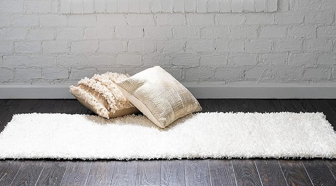 Unique Loom Solid Shag Collection Area Rug - Image 5