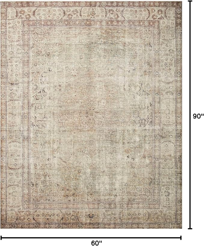 Loloi Margot Collection MAT-01 Antique/Sage 5'-0" x 7'-6" Area Rug feat. - Image 3