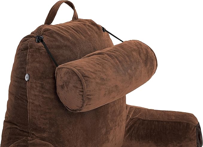 Husband Pillow Medium Chocolate, Backrest - Image 6