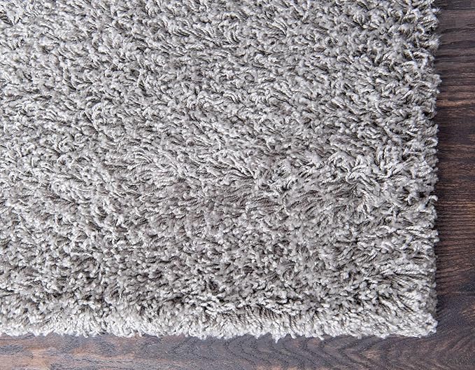 Unique Loom Solid Shag Collection Area Rug - Image 9