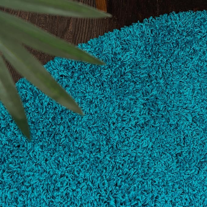 Unique Loom Solid Shag Collection Area Rug - Image 6
