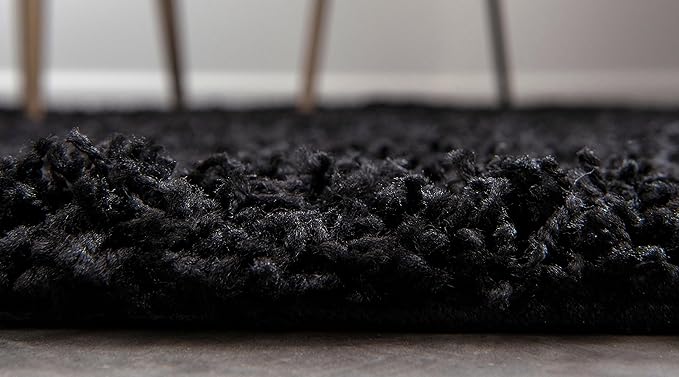 Unique Loom Solid Shag Collection Area Rug - Image 5