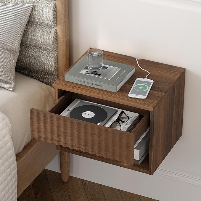 Floating Bedside Cabinet Set of Four - Image 5