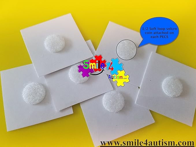 Smile4Autism Small 1.5"x1.5" Loose Visual Picture Cards, Receptive and - Image 7