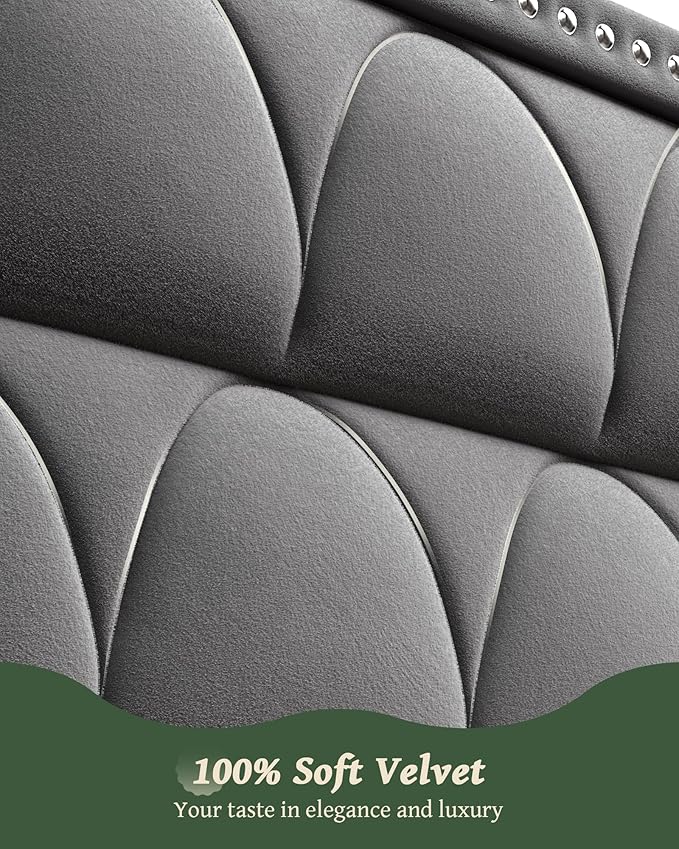 King Size Bed Frame with 56" Headboard - Image 7