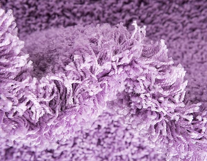 Unique Loom Solid Shag Collection Area Rug - Image 10
