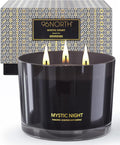 96NORTH Luxury Black Candle | Large 3-Wick Jar Candle | Up to 40 Hours Burning by 96NORTH%C2%AE