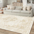 6x9 Vintage Washable Area Rugs Boho Medallion Large Distressed Retro Accent by HOME