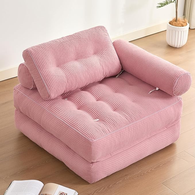 Plus Futon Sofa Bed for Small Spaces, Floor Couch by AFUSON