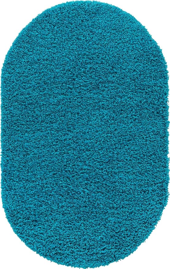 Unique Loom Solid Shag Collection Area Rug - Image 11