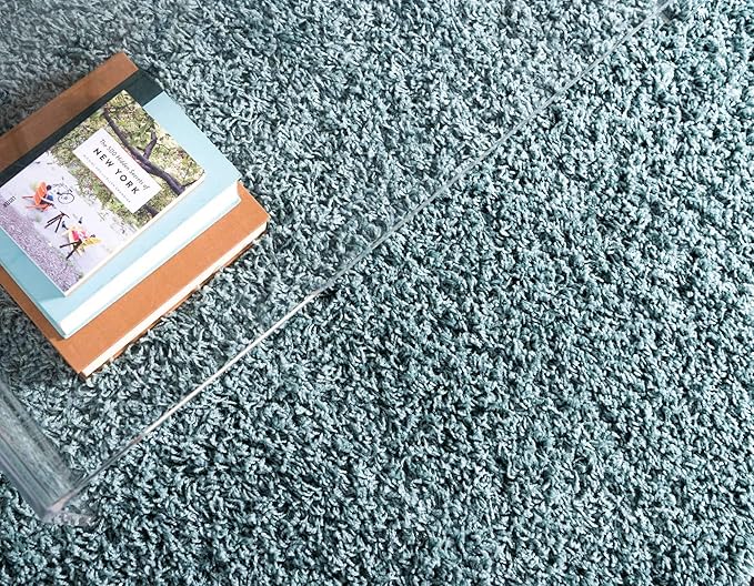 Unique Loom Solid Shag Collection Area Rug - Image 5