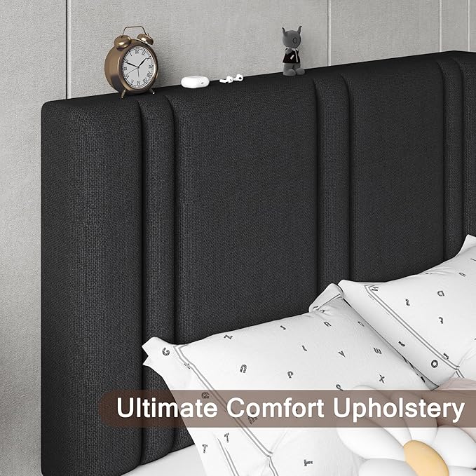 Upholstered Twin Size Bed Frame - Image 4