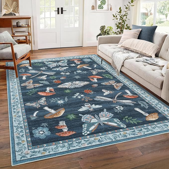 Area Rugs 4x6 Non-Slip Washable Carpet by ROYHOME