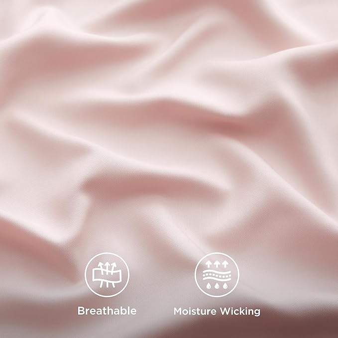 Bedsure Queen Sheet Set, Rayon Derived from Bamboo, Cooling Sheets, Breathable - Image 4