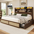 Queen Size Rattan Bed Frame by Breltam