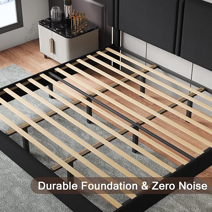 Upholstered King Size Bed Frame - Image 6