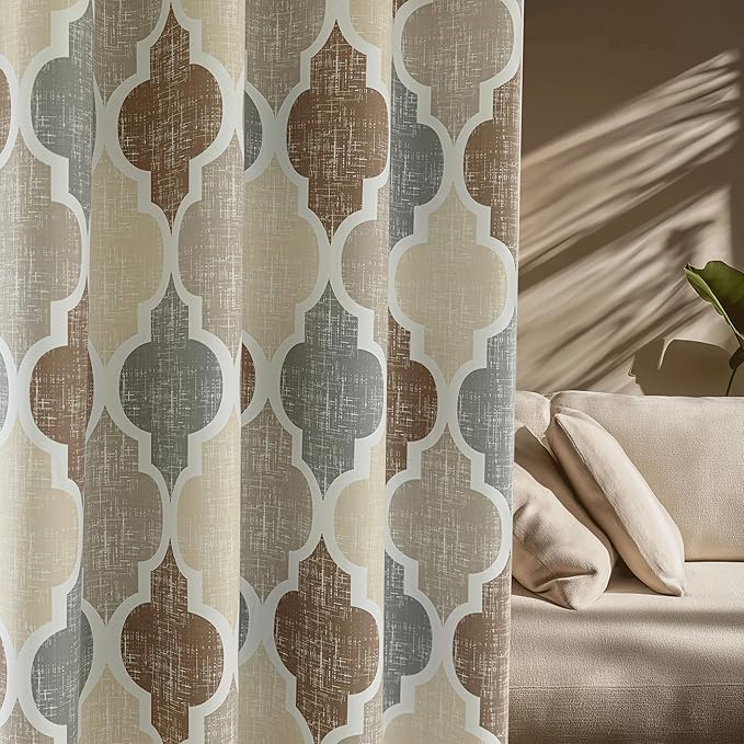 Beauoop 100% Blackout Curtains 63 Inches Long 2 Panels - Image 8