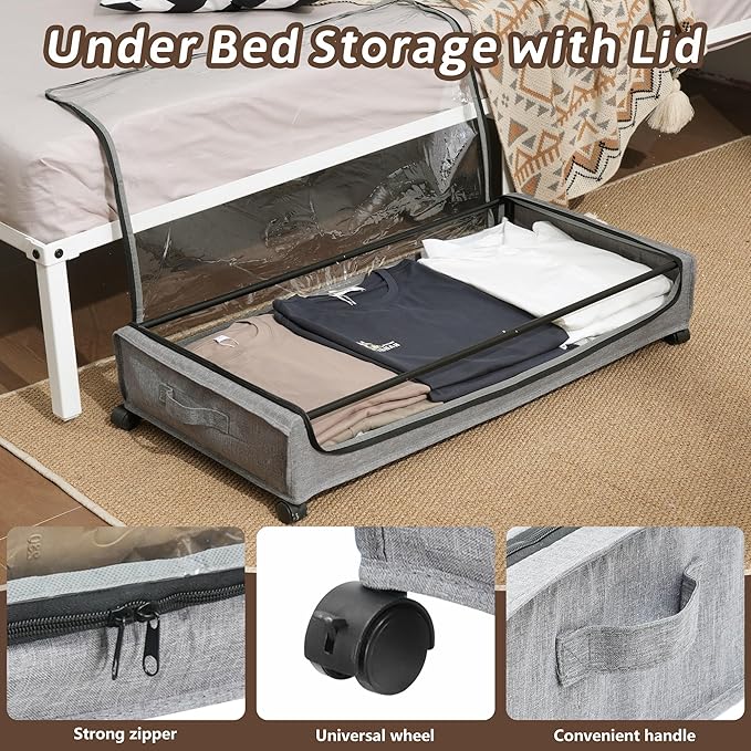 UnderBed Storage Containers, UnderBed Shoe Storage - Image 3