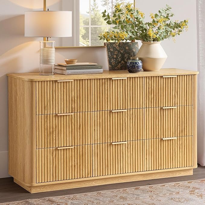win2win 9 Drawer Dresser, Modern Dresser - Image 4