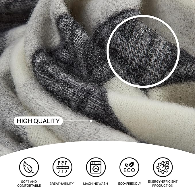 | Wool Blanket/Throw | 100% New Zealand Wool | Perfect - Image 3