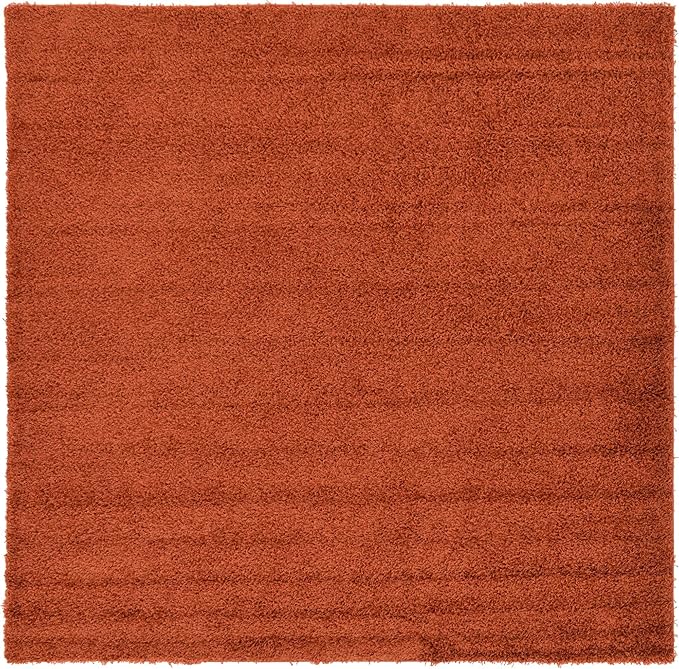 Unique Loom Solid Shag Collection Area Rug - Image 4