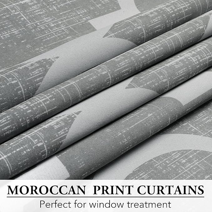 Beauoop 100% Blackout Curtains 72 Inches Long 2 Panels - Image 5