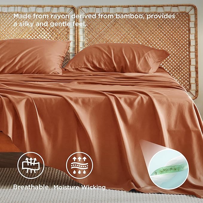 Bedsure King Size Sheets Set, Cooling Sheets - Image 3
