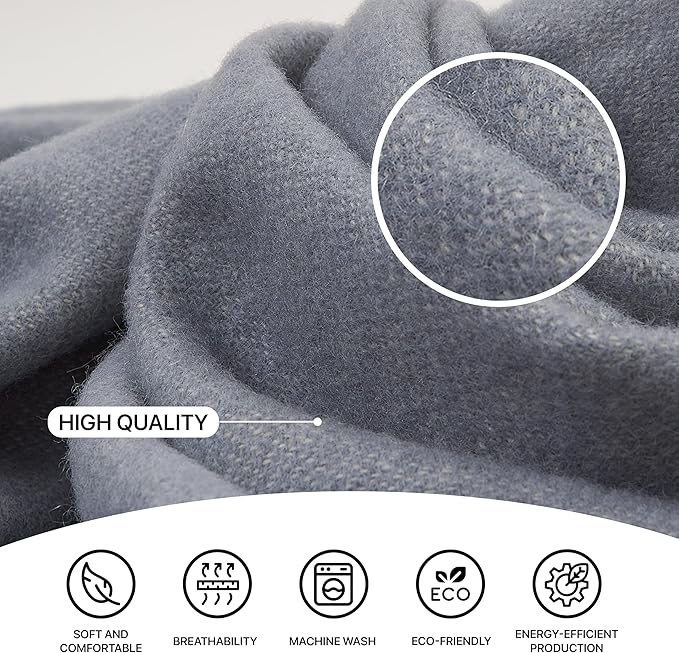 | Wool Blanket/Throw | 100% New Zealand Wool | Perfect - Image 3