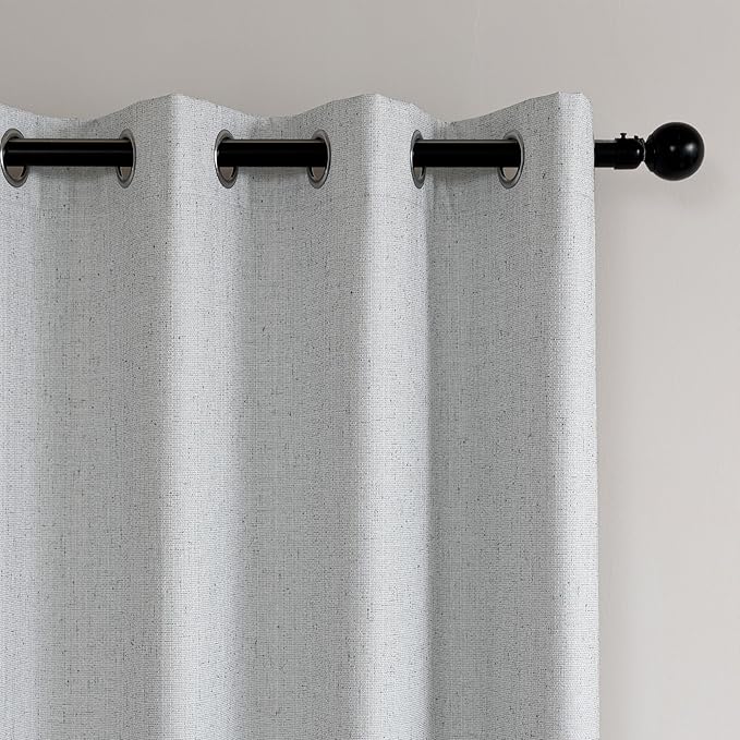 Amazon Basics Faux Linen Blackout Curtains - Image 4