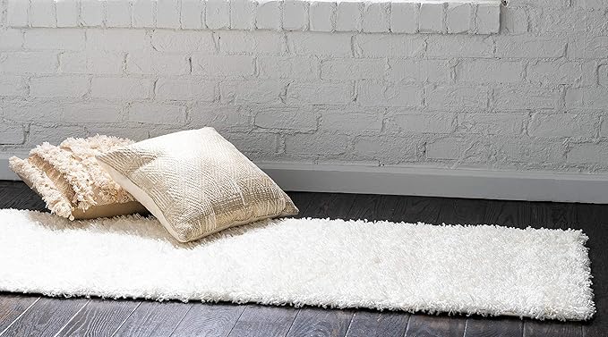 Unique Loom Solid Shag Collection Area Rug - Image 4