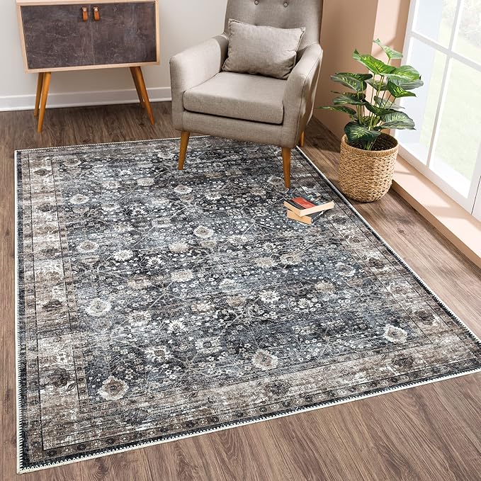 Bloom Rugs Washable Non-Slip 4' x 6' Rug by BloomRugs