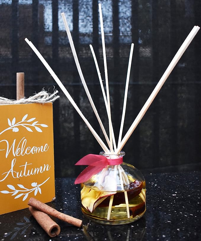 LOVSPA Reed Diffuser Set, Clarity Spicy Apple Cinnamon Scented Oil Diffuser - Image 3