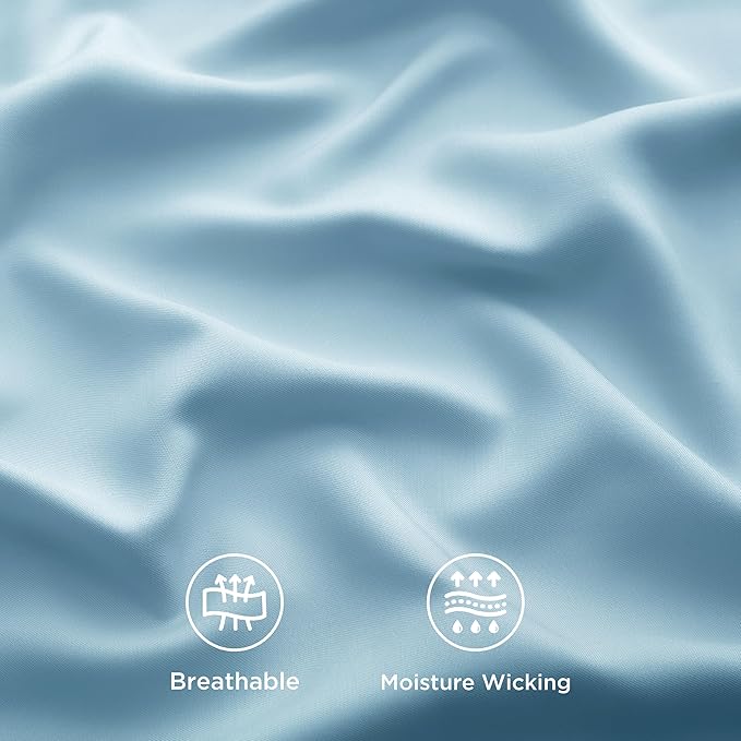 Bedsure California King Sheet Sets, Cooling Sheets, Rayon Derived from Bamboo - Image 5