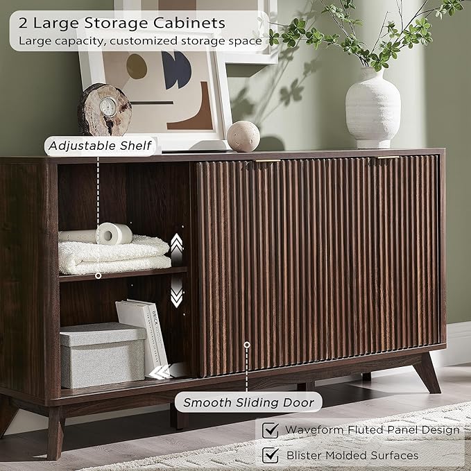 T4TREAM 60" Fluted Dresser - Image 4