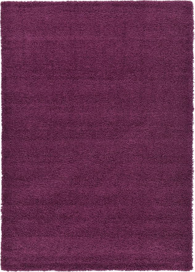Unique Loom Solid Shag Collection Area Rug - Image 10