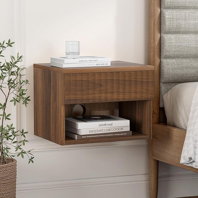 Floating Bedside Cabinet Set of Four - Image 8