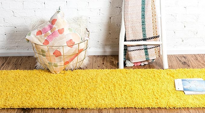 Unique Loom Solid Shag Collection Area Rug - Image 6