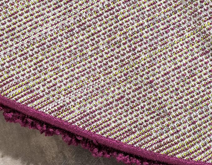 Unique Loom Solid Shag Collection Area Rug - Image 9