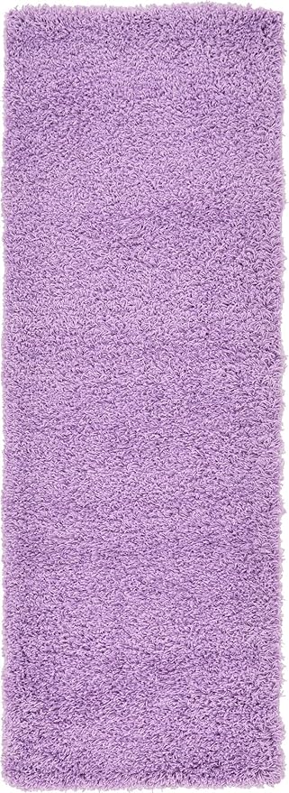 Unique Loom Solid Shag Collection Area Rug - Image 3