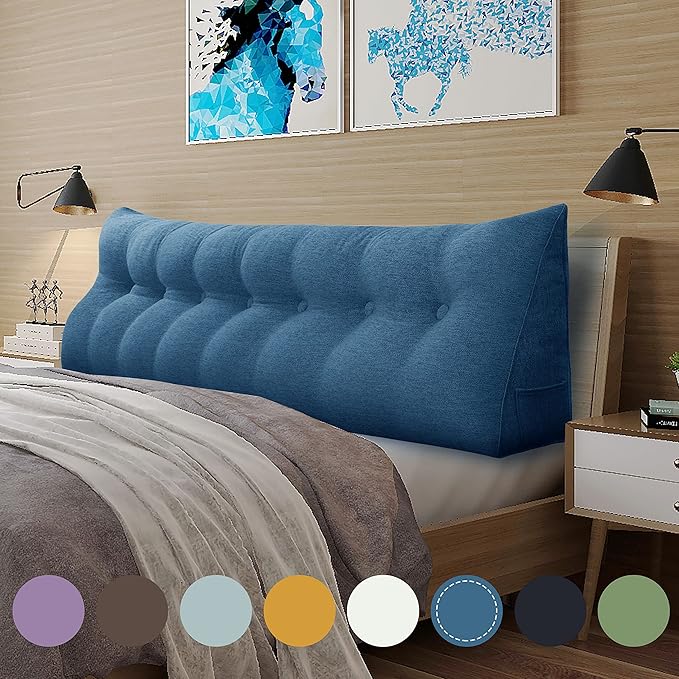 homecozy Wedge Headboard Pillow Dorm Room Reading Pillow Back Support - Image 4