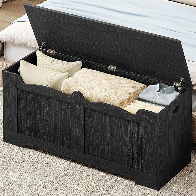 Hzuaneri 43.3" Storage Chest, Extra Large Storage Bench Trunk by Hzuaneri