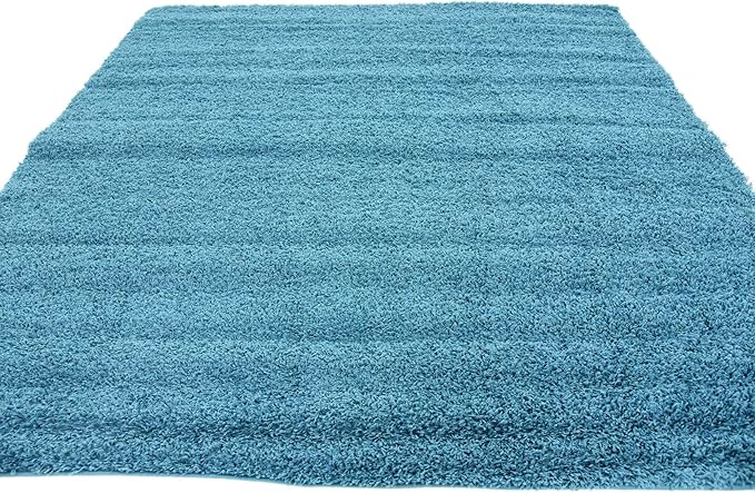 Unique Loom Solid Shag Collection Area Rug - Image 5